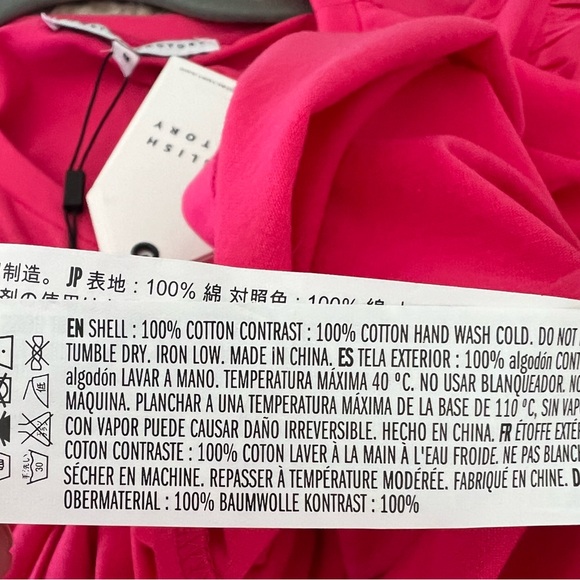 BNWT English Factory Ruffle top Size M - Picture 5 of 5